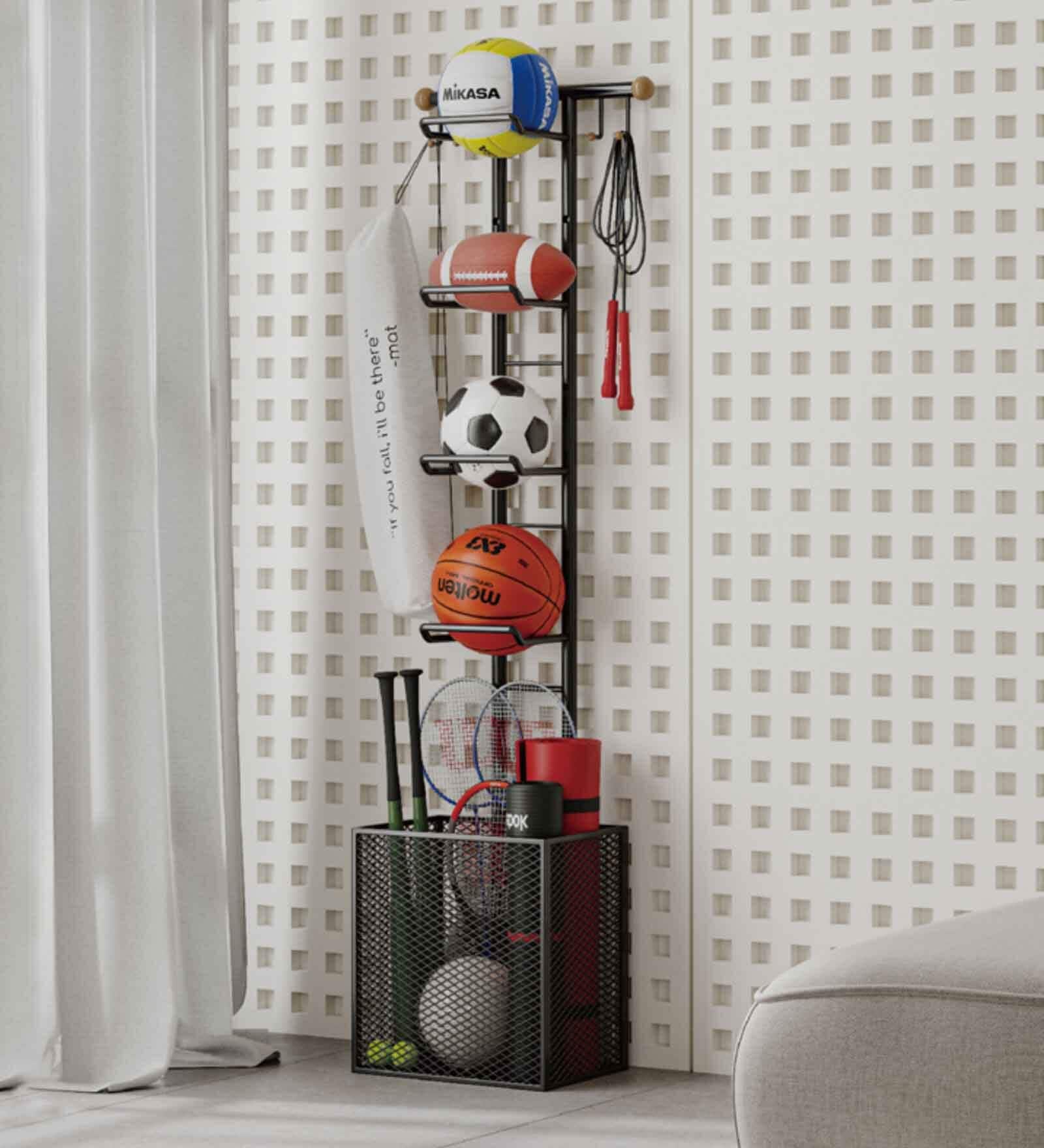 Multifunction Ball Storage Rack