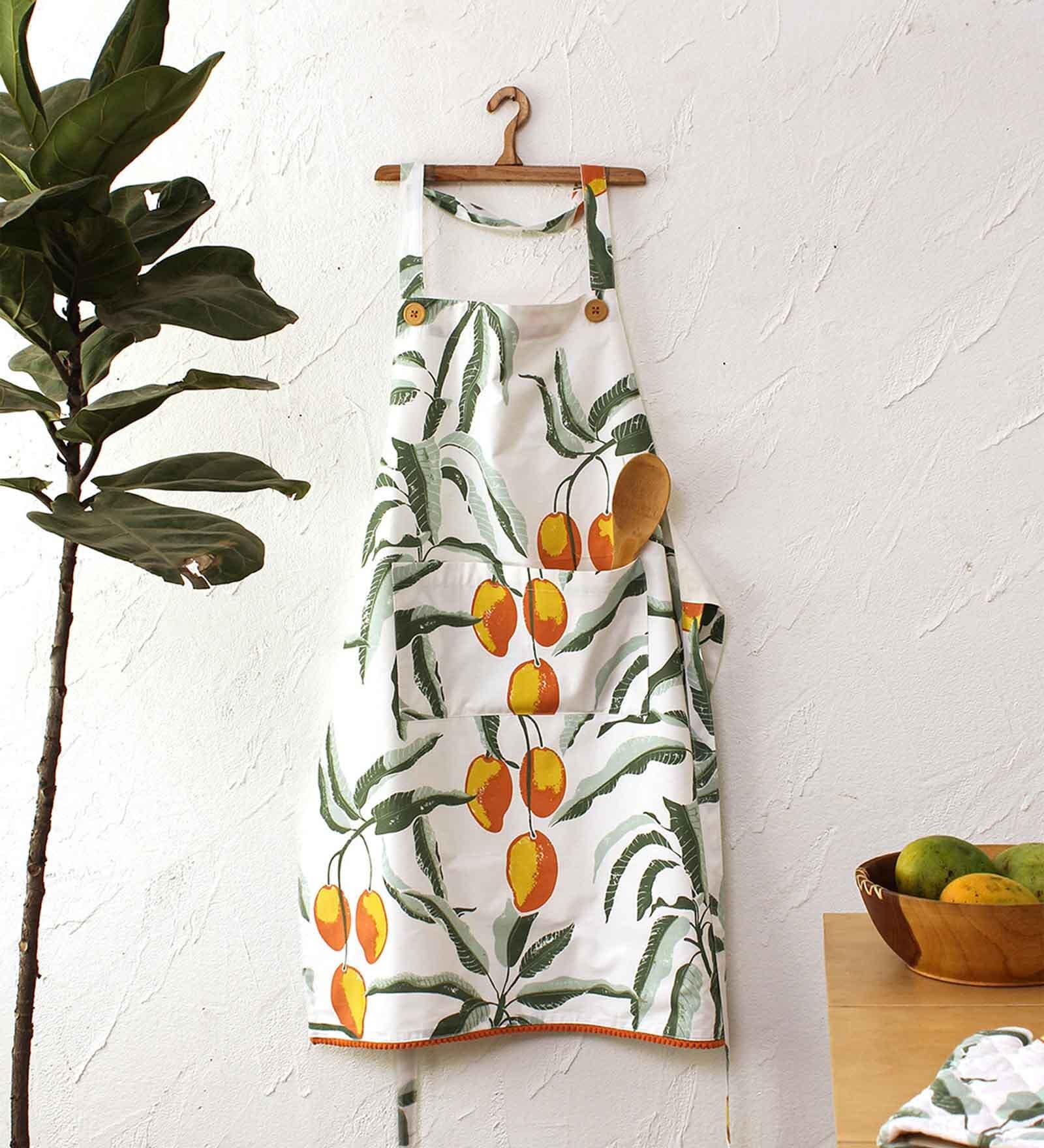 Murungai Rust Cotton Apron