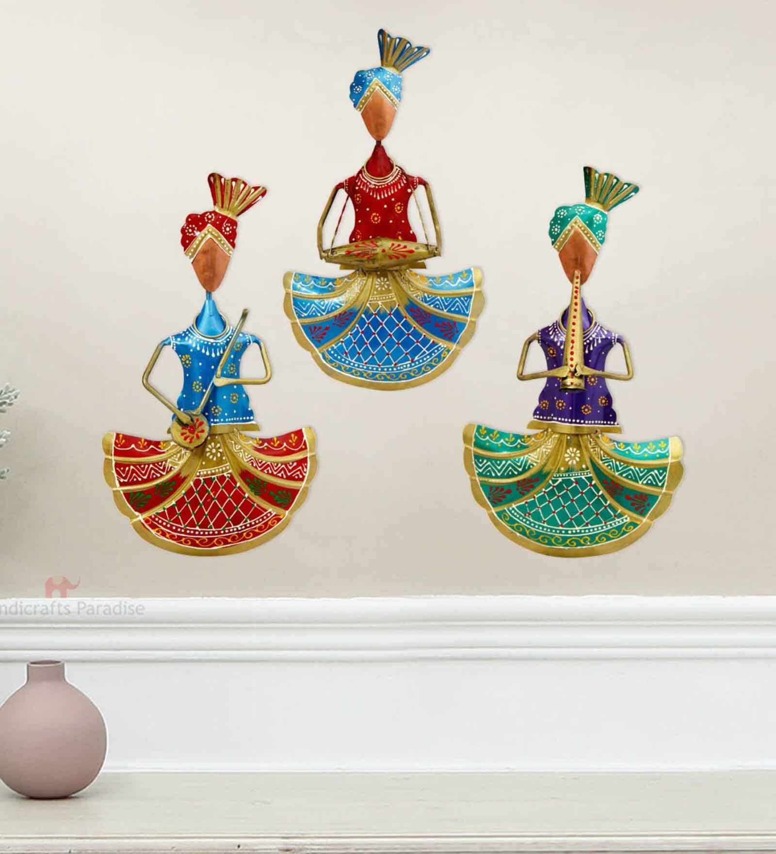 Musician Multicolour Iron Wall Art