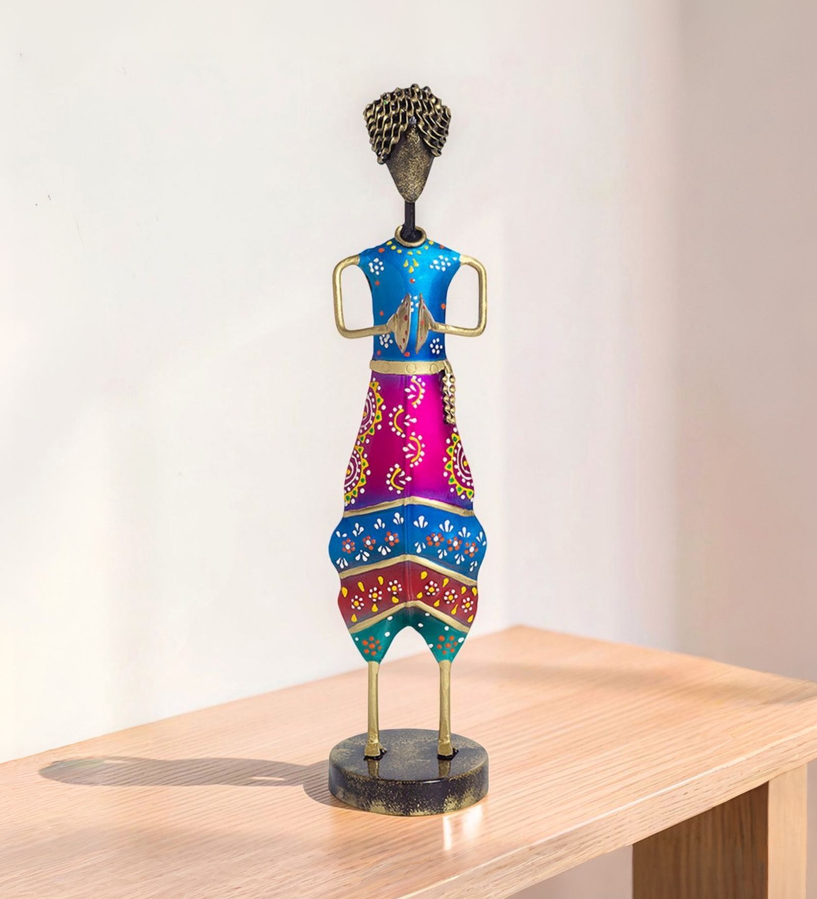 Musician Multicolour Metal Figurine