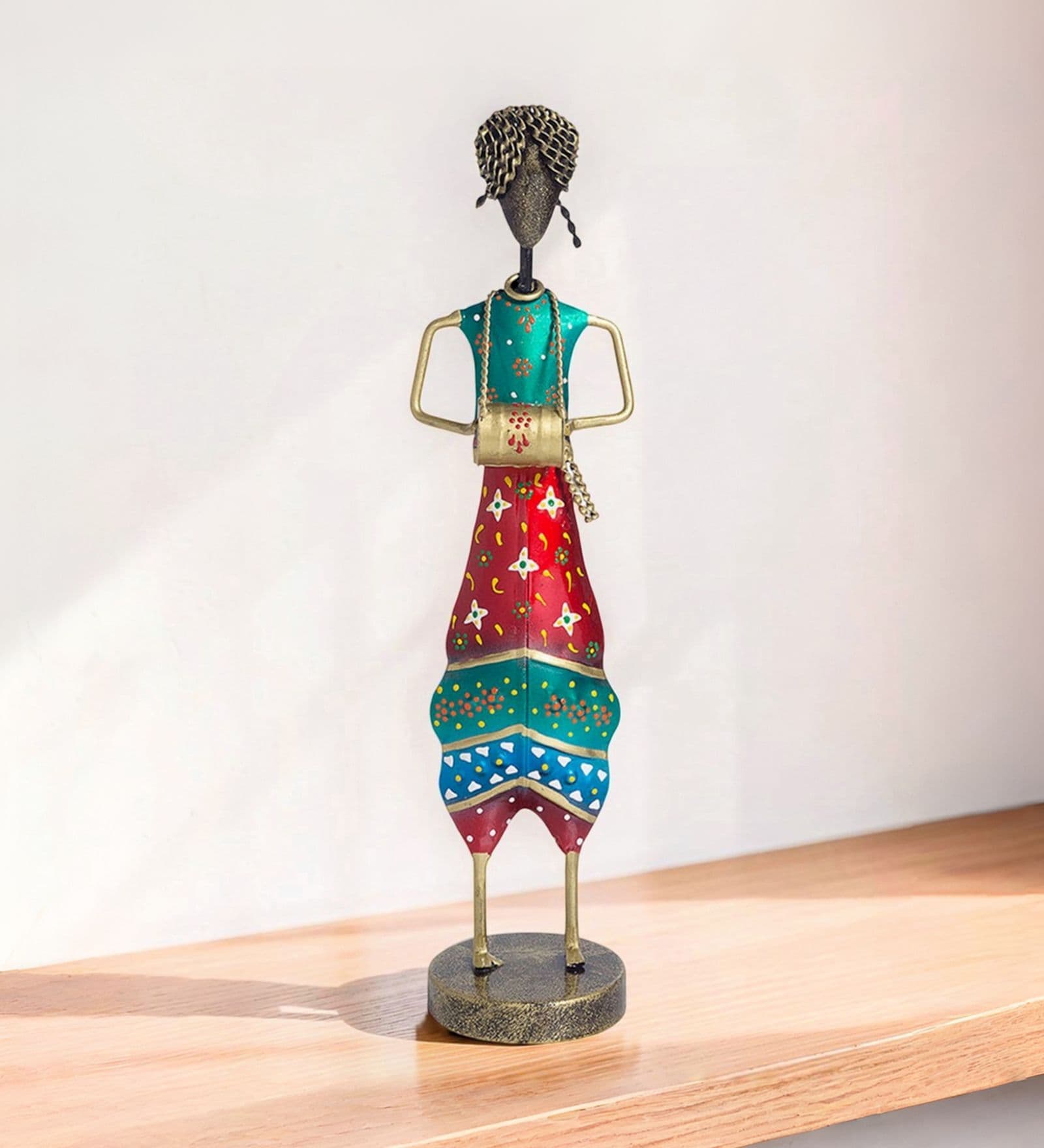 Musician Multicolour Metal Figurine