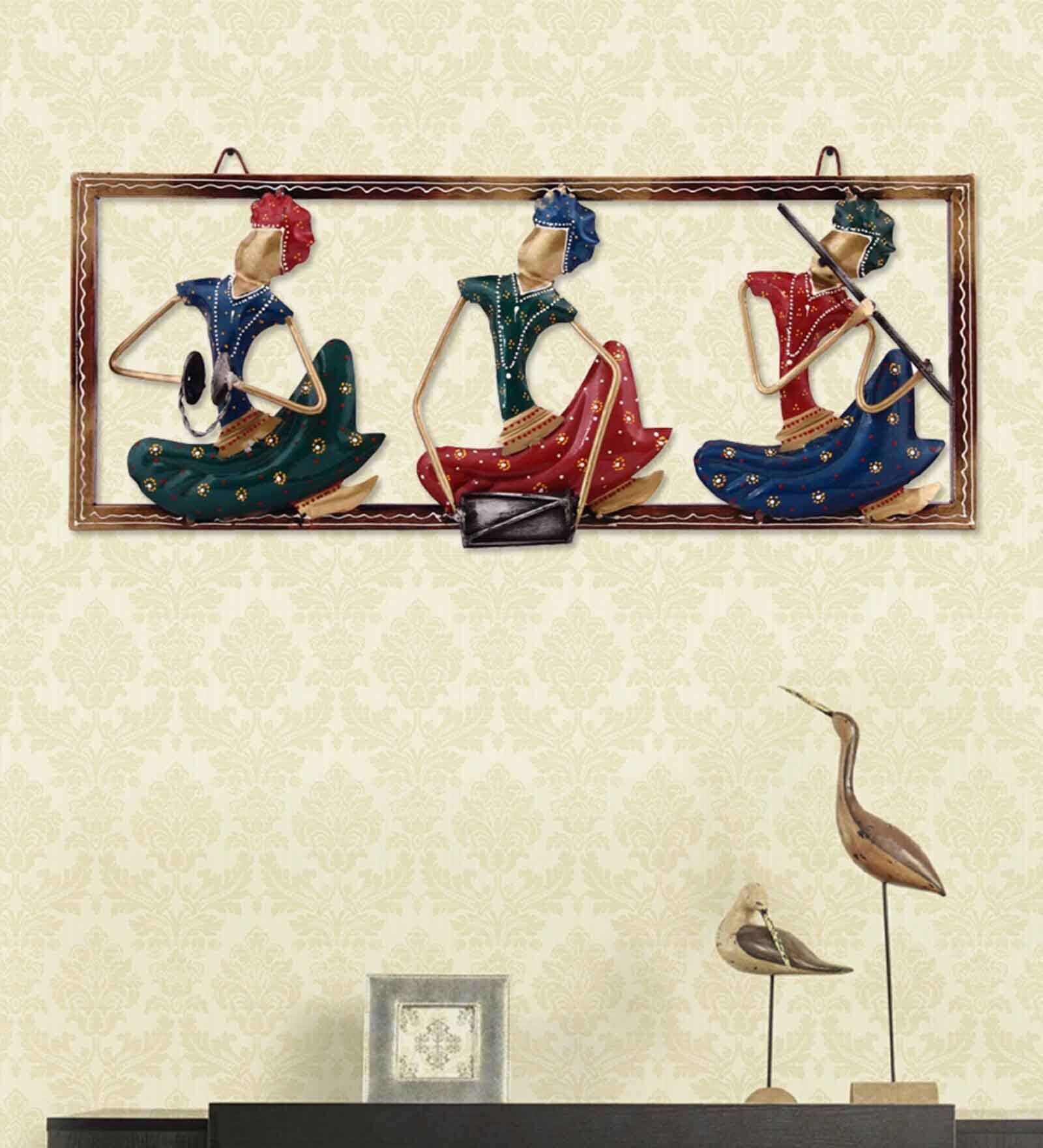Musicians Multicolour Iron Wall Art