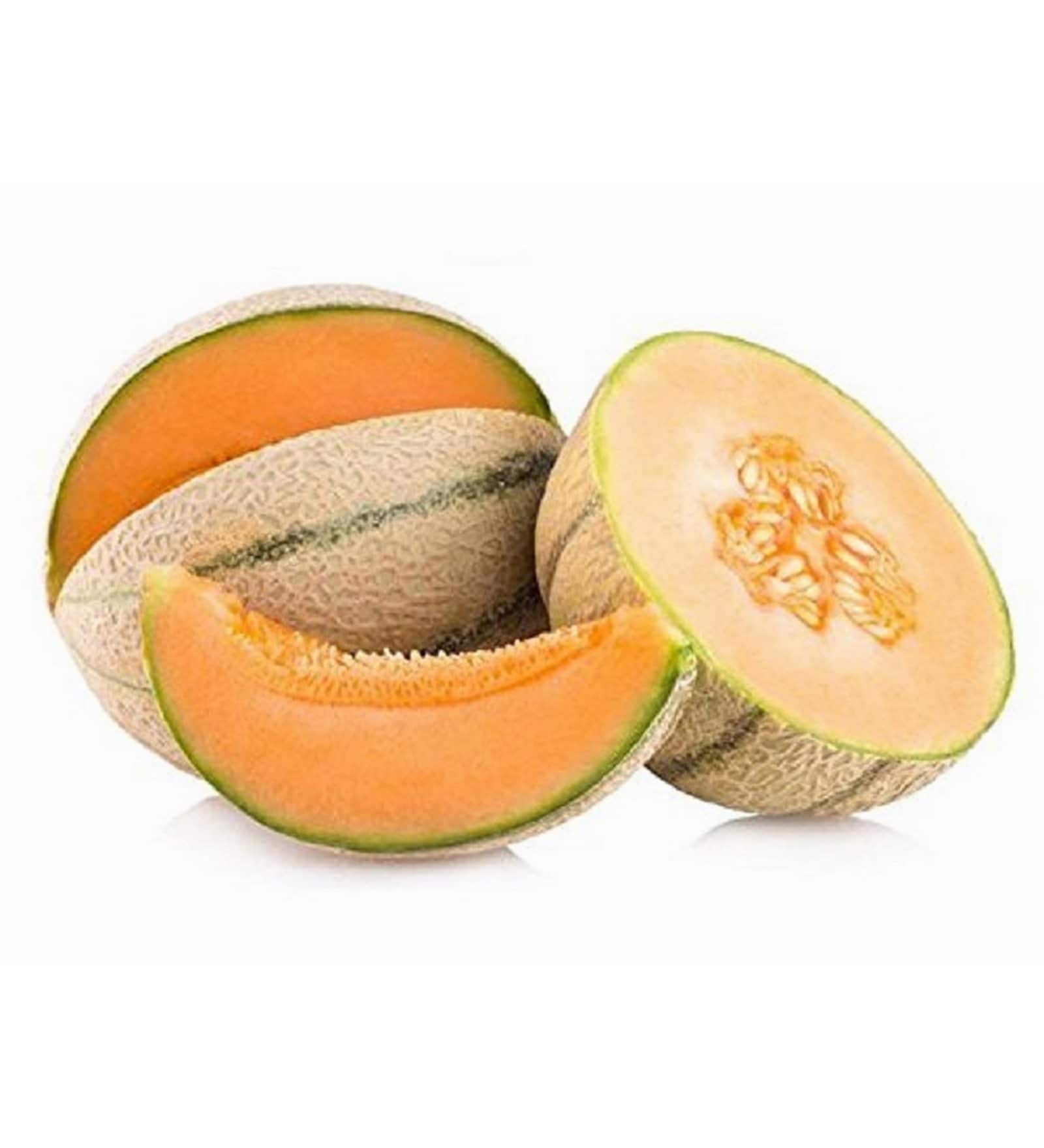 Muskmelon Striped Orange Flesh Cantaloupe (Kharbuja) 50 Seeds