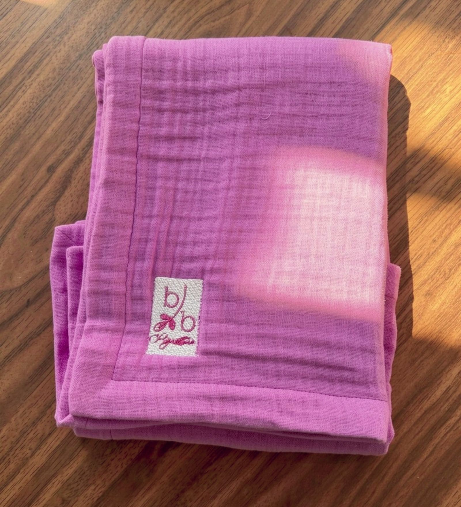 Lavender Muslin 4 Layer Bath Towel