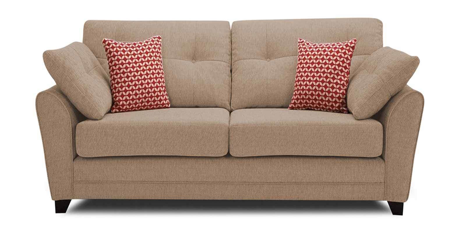 Murdock Fabric 2 Seater Sofa in Beige Colour