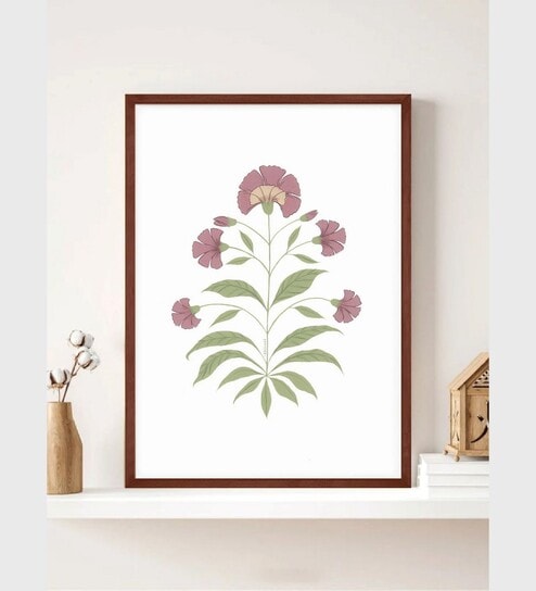 Mughal Style Floral Art