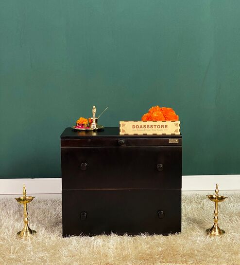 Multi Color MDF & Sheesham Wooden Cabinet