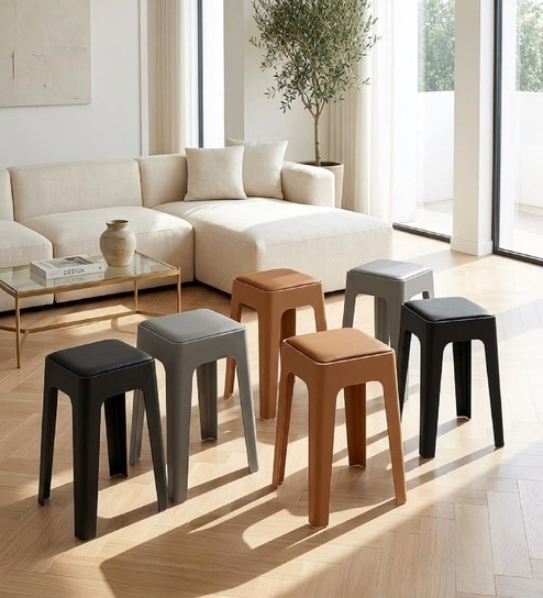 the artment Multi Modern Multi-Purpose Utility Livo Stool (Set of 6)-picture-5