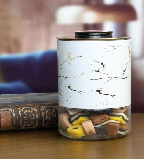 Versatile Porcelain Storage Container by White Gold
