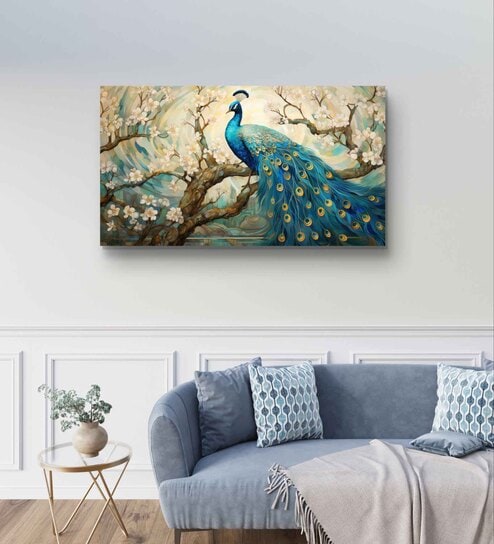 Multicolor  Peacock Dreams Gallery  Landscape Painting