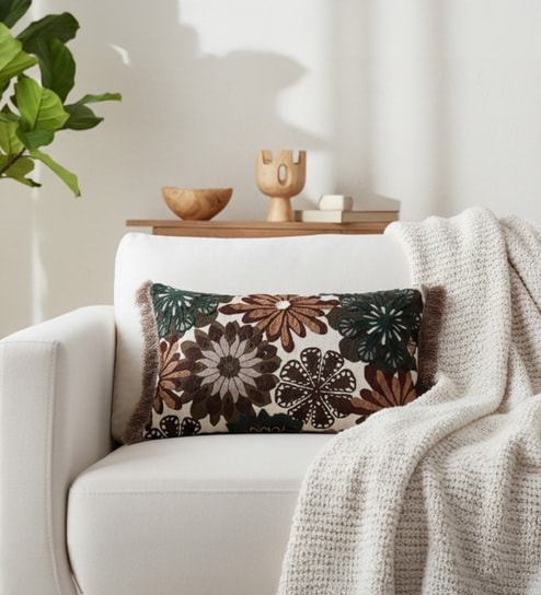 Multicolor Floral  Velvet Hand Crafted Cushion Covers