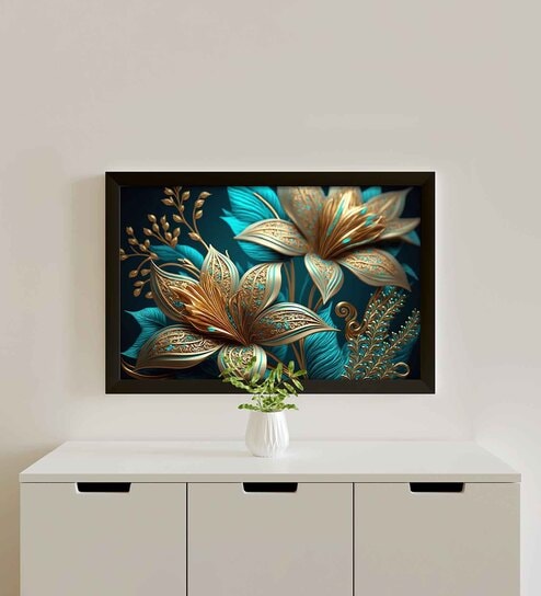 Multicolor Landscape Abstract Wall Painting