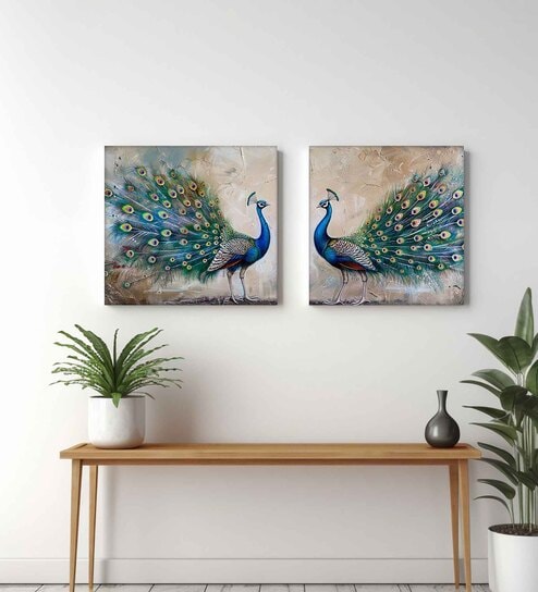 Multicolor Landscape Abstract Wall Painting