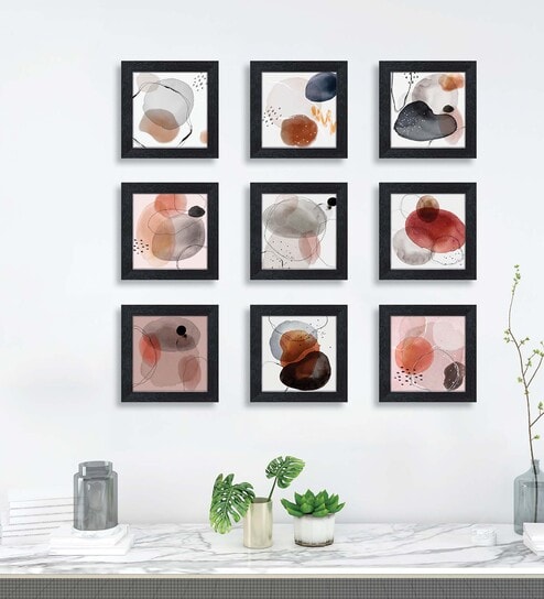 9Pcs  Abstract  Wall Art Panel