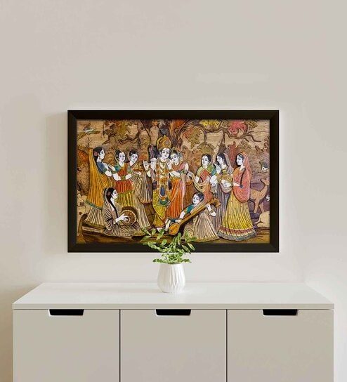Multicolor Landscape Abstract Wall Painting