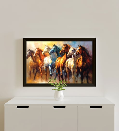 Multicolor Landscape Abstract Wall Painting