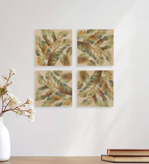 Multicolor Levi Wall Art Set of 4