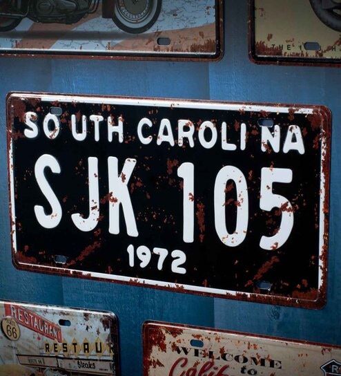 Multicolor Metal South Carolina Sjk 105