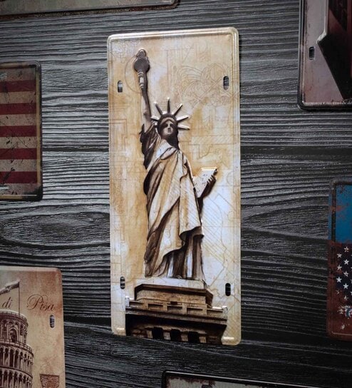 Multicolor Metal Statue Of Liberty
