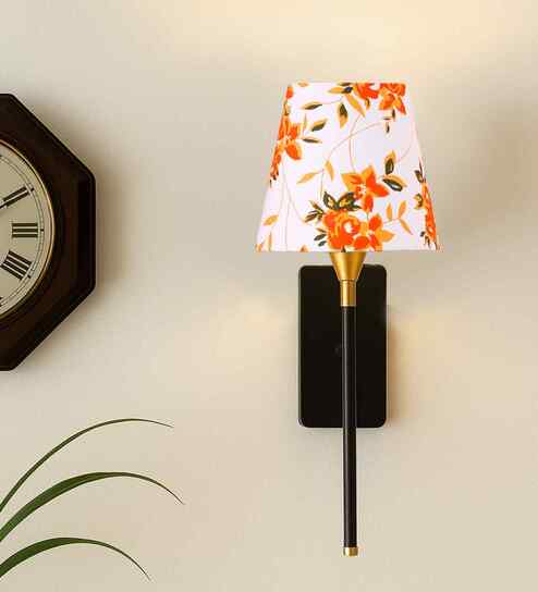 Multicolor Pattern Wall Lamp with Metal Mount   Artistic Home D cor Lighting