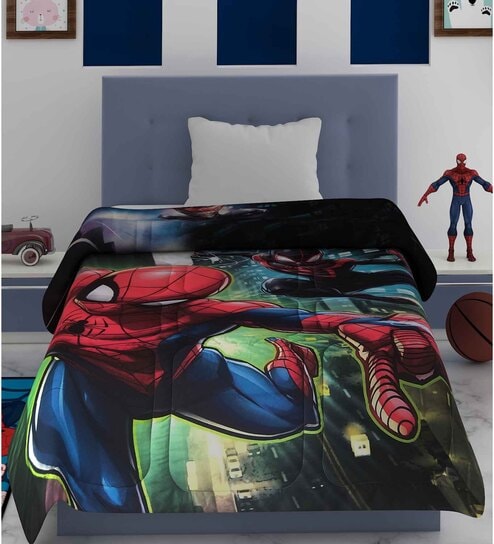 Multicolor Polyester Kids Printed Single Bed Comforter