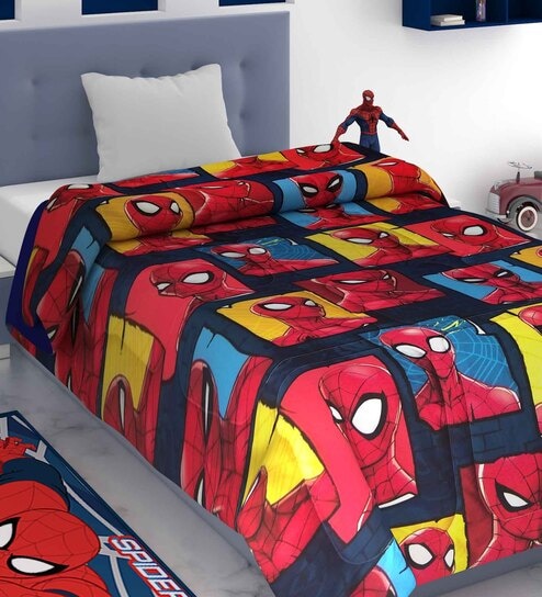 Multicolor Polyester Kids Printed Single Bed Comforter