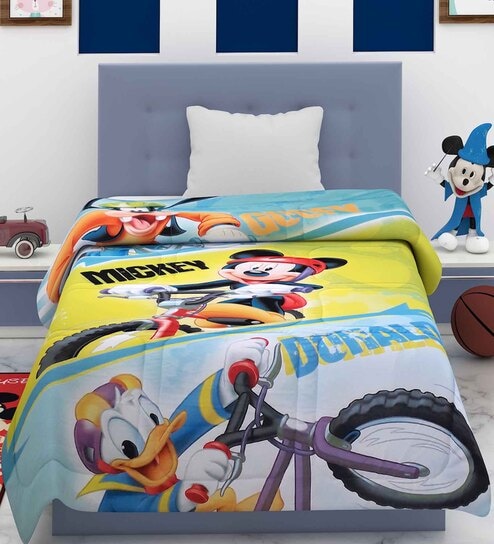 Multicolor Polyester Kids Printed Single Bed Comforter