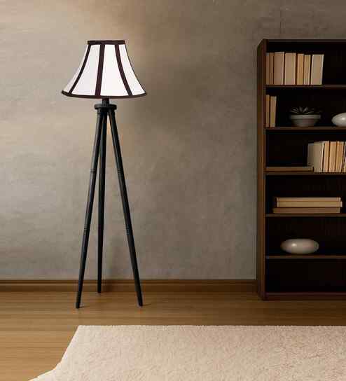 Multicolor Soft Back Table Lamp With Wooden Base