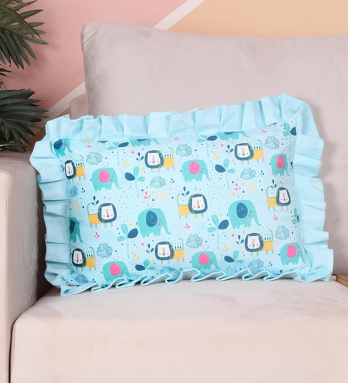 Multicolor Velvet Animal 18x12 inches Cushion Covers (Pack of 2)