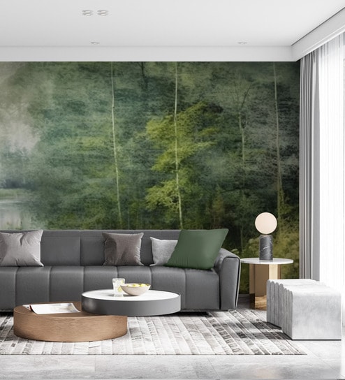 Emerald Textured Wall Vinyl Decorative Self Adhesive Wallpaper (3 ft X 3 ft)