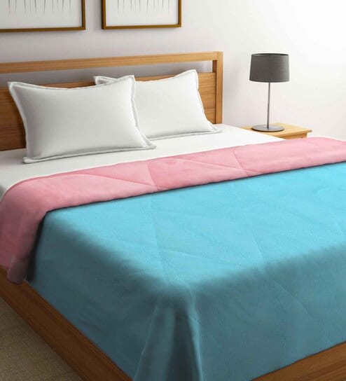 Multicolor Wool 800 Heavy Winter Double Bed Quilt by Klotthe