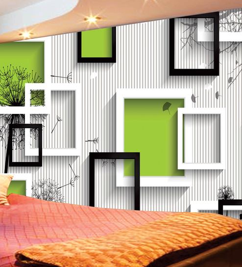 Buy Multicolour 120 X 76 Inches Vinyl Wallpaper By Bliss Decor