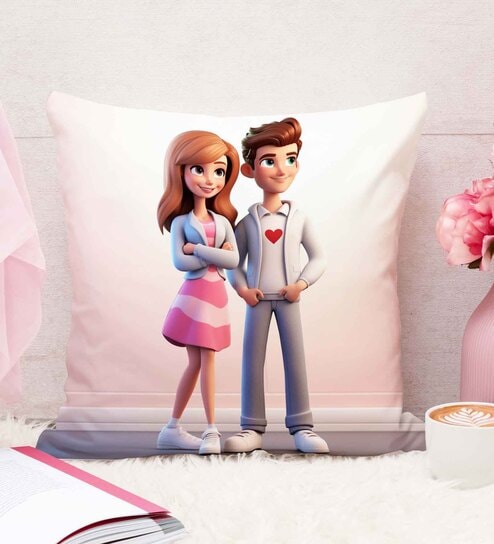 Multicolour Cotton and Jute Solid Single Cushion Cover (1 Pc)