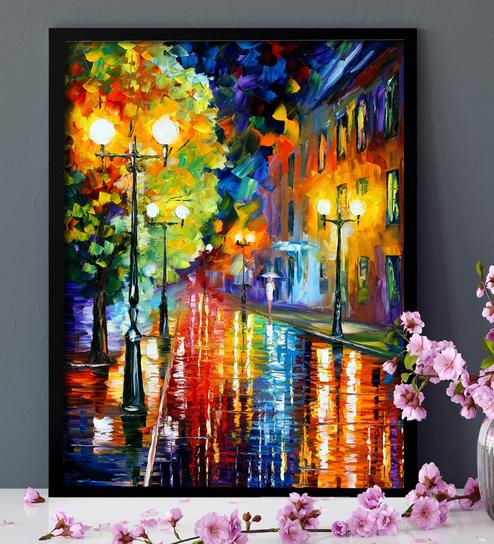 Multicolour Cotton Canvas People & Places Art Prints