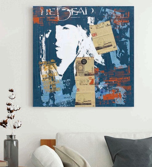 Multicolour Engineered Wood Art Print