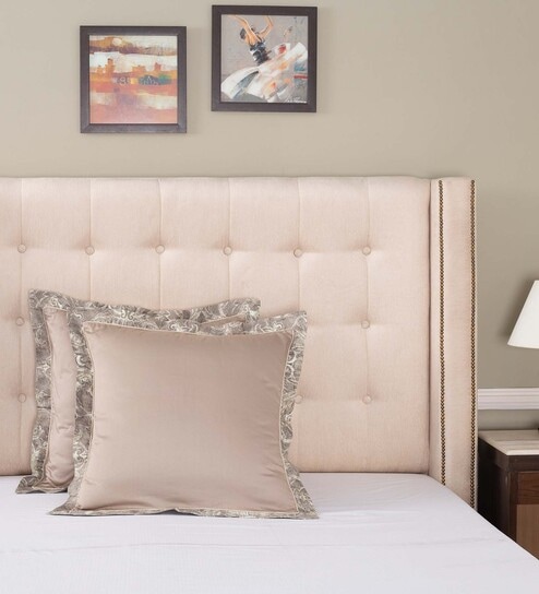 Multicolour Floral 400 TC 24X24 Inches Pillow Covers (Set of 2) Grandeur Collection