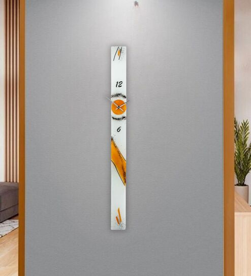 Multicolour Glass Wall Clock