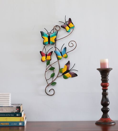 Multicolour Handmade Metal Wall Art by  Home Decor International