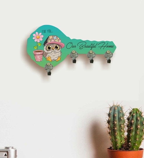 key shaped key holder for wall