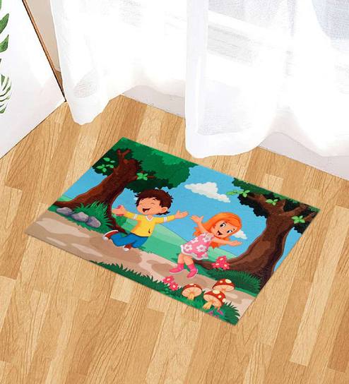 Buy Multicolour Nylon Kids Floor Mat By Status Online Kids Floor