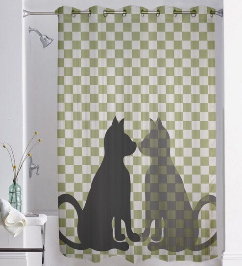 Buy Multicolour Polyester 73 X 82 Inch Digitally Printed Cat