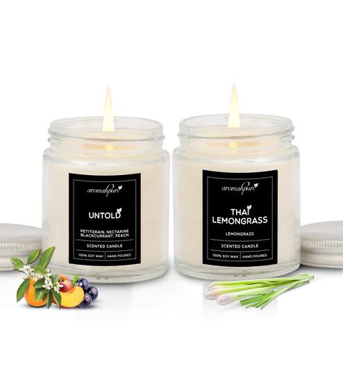 Screw White Soy Wax Scented Candle