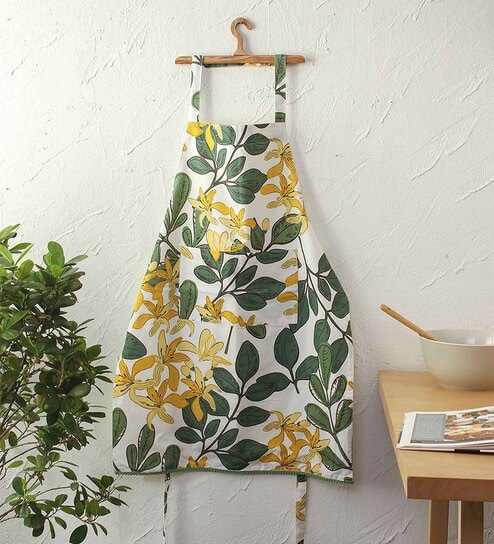 Murungai Green Cotton Apron