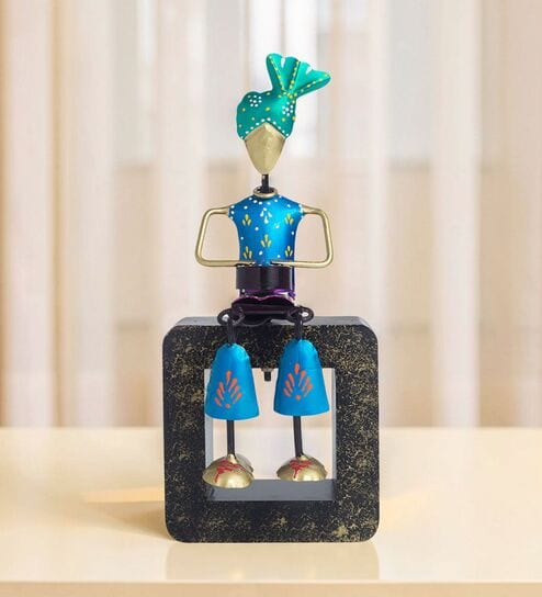 Musician Multicolour Metal Figurine