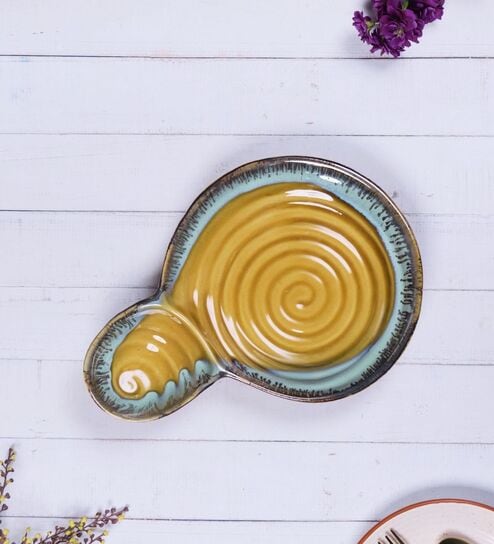 Mustard Studio Pottery Ceramic Snail Platter