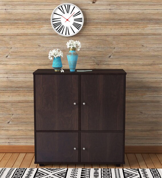 Buy Multipurpose Storage Cabinet In Walnut Colour By Eros Online Modern Cabinets Cabinets Furniture Pepperfry Product
