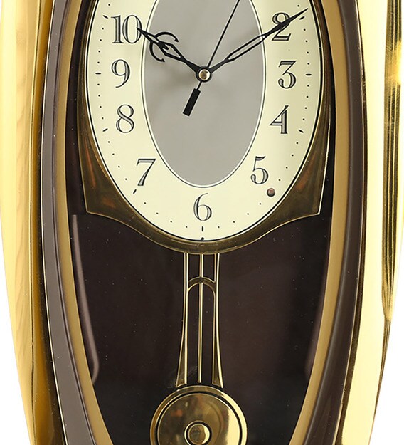 Buy Brown Plastic Pendulum Clock By Ajanta Online Pendulum Clocks
