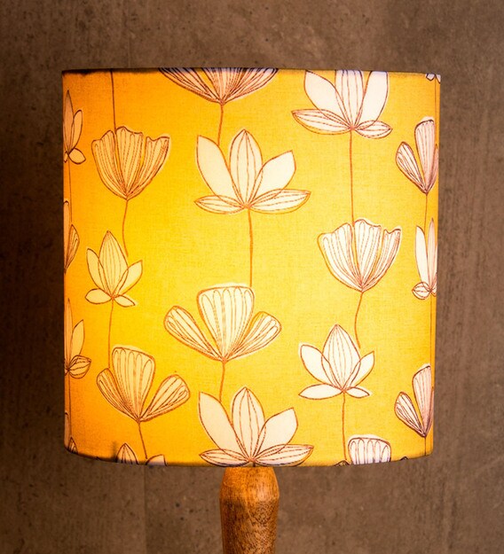 pink floral light shade