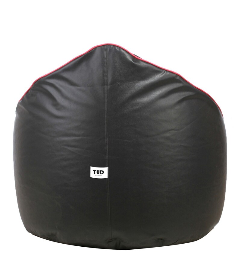 Buy Muddha XXXL Leatherette Bean Bag Cover in Grey Colour Online Bean