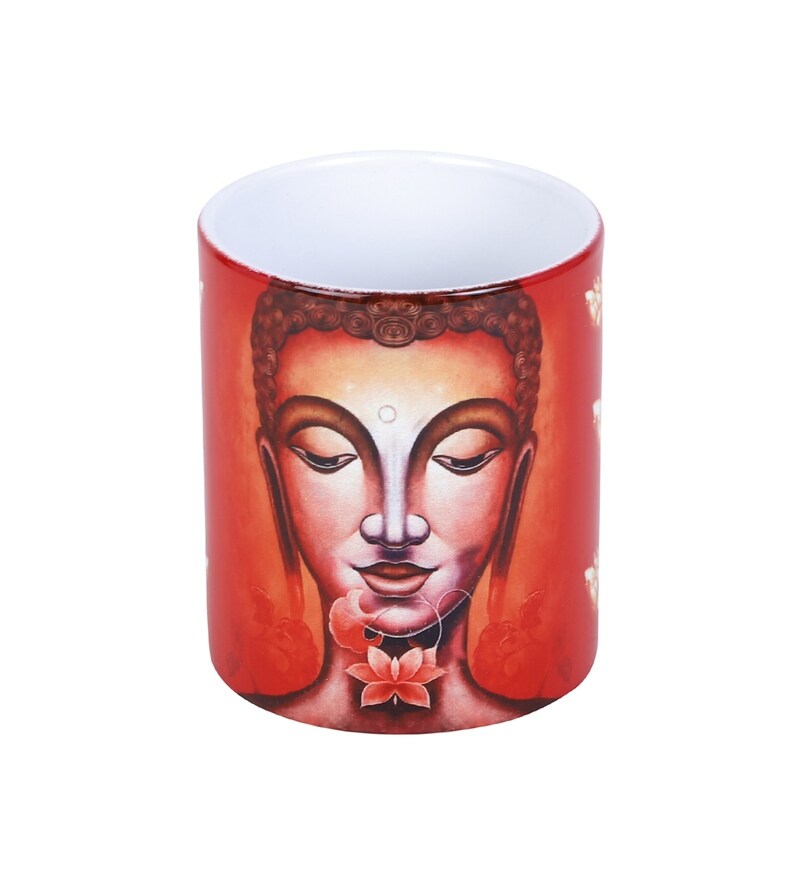 Buy Multicolor 350ml Ceramic Coffee Mug by M K Enterprise Online